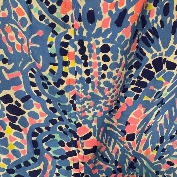 Lilly Pulitzer Sleeveless Zeta In Tic Tac Tile Tank Womens XS - Picture 5 of 6